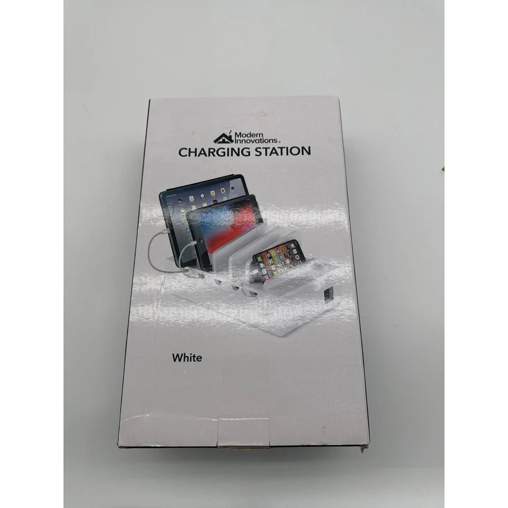 SooPii Premium White 6-Port‎ USB Charging Station for Multiple Devices